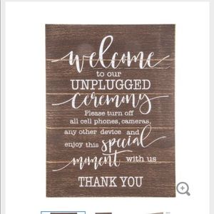 Wedding sign